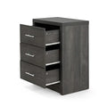 Bologna Bedroom 3 Drawer Chest Grey Mdf