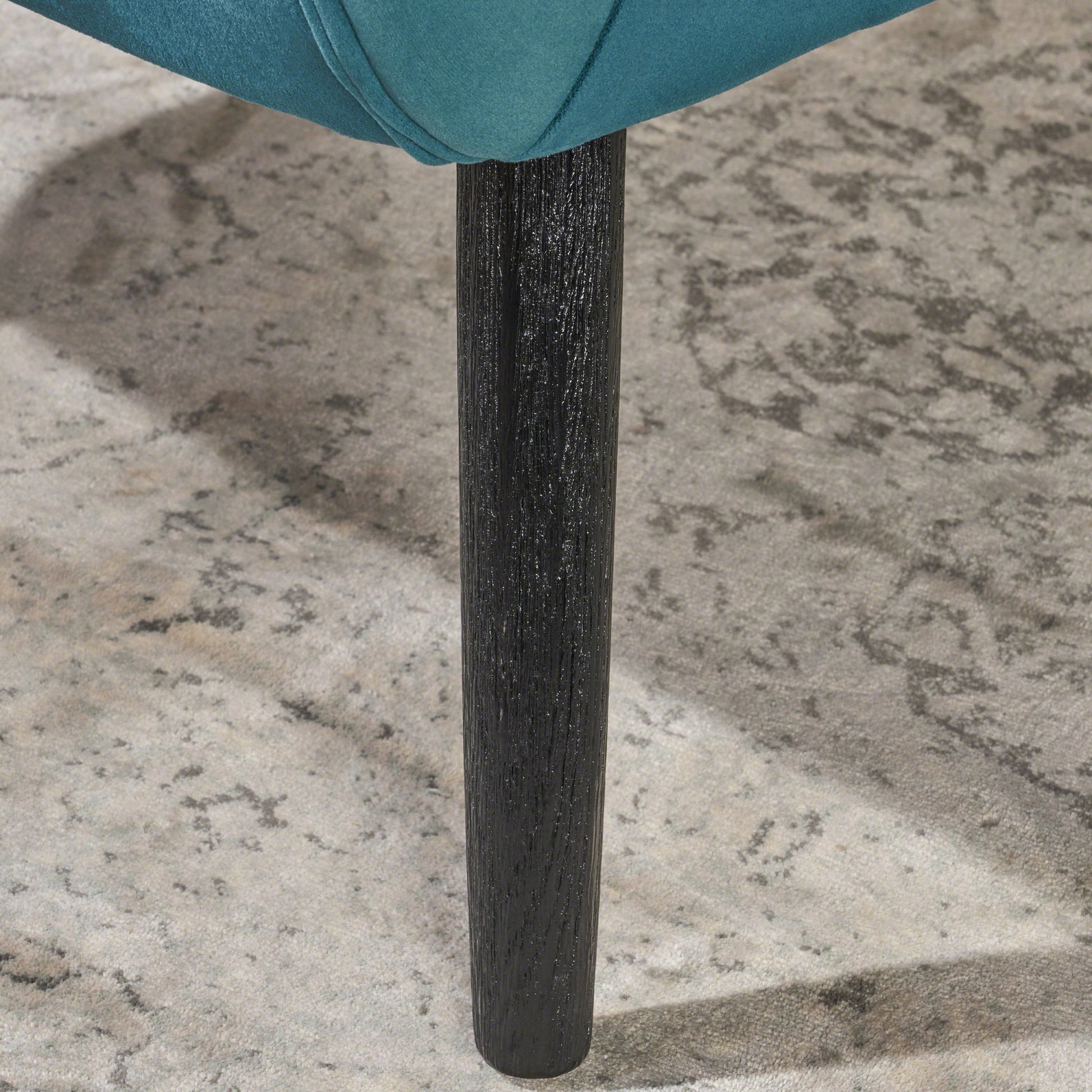 Arm Chair Teal Velvet