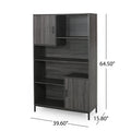 Cube Unit Bookcase Grey Mdf