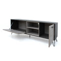 Tv Cabinet Grey 60 69 Inches Fabric
