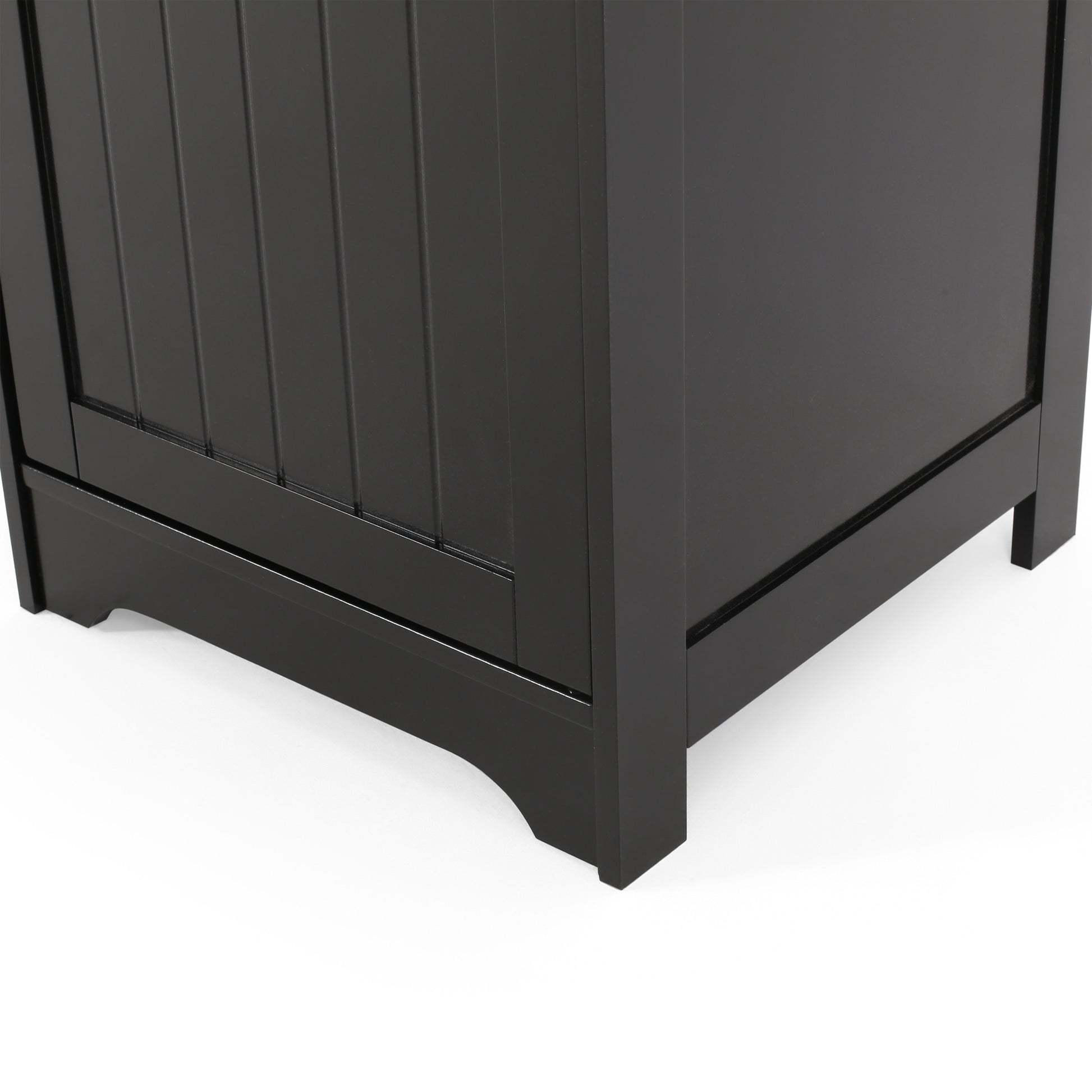 Bathroom Cabinet Black Mdf