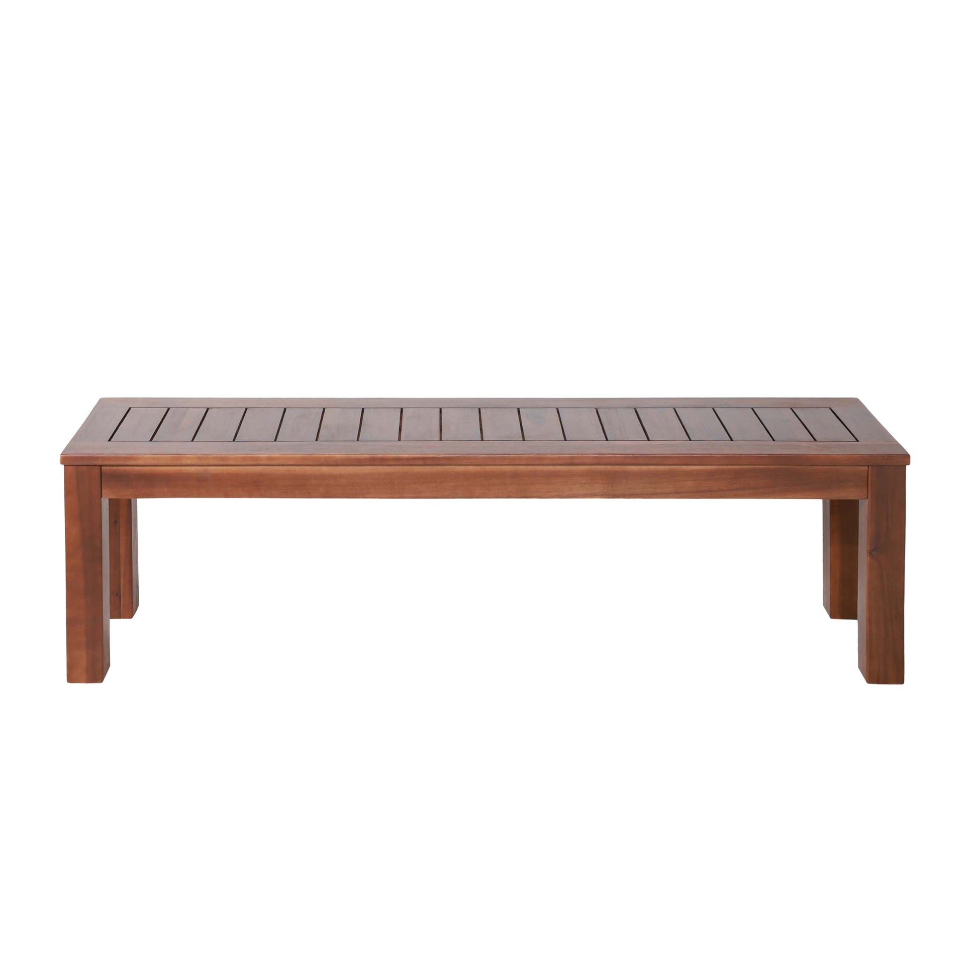 Manila 61.75'' Bench Set Of 2 Dark Brown Wood