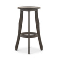 Pike Barstool Dark Grey Acacia Wood