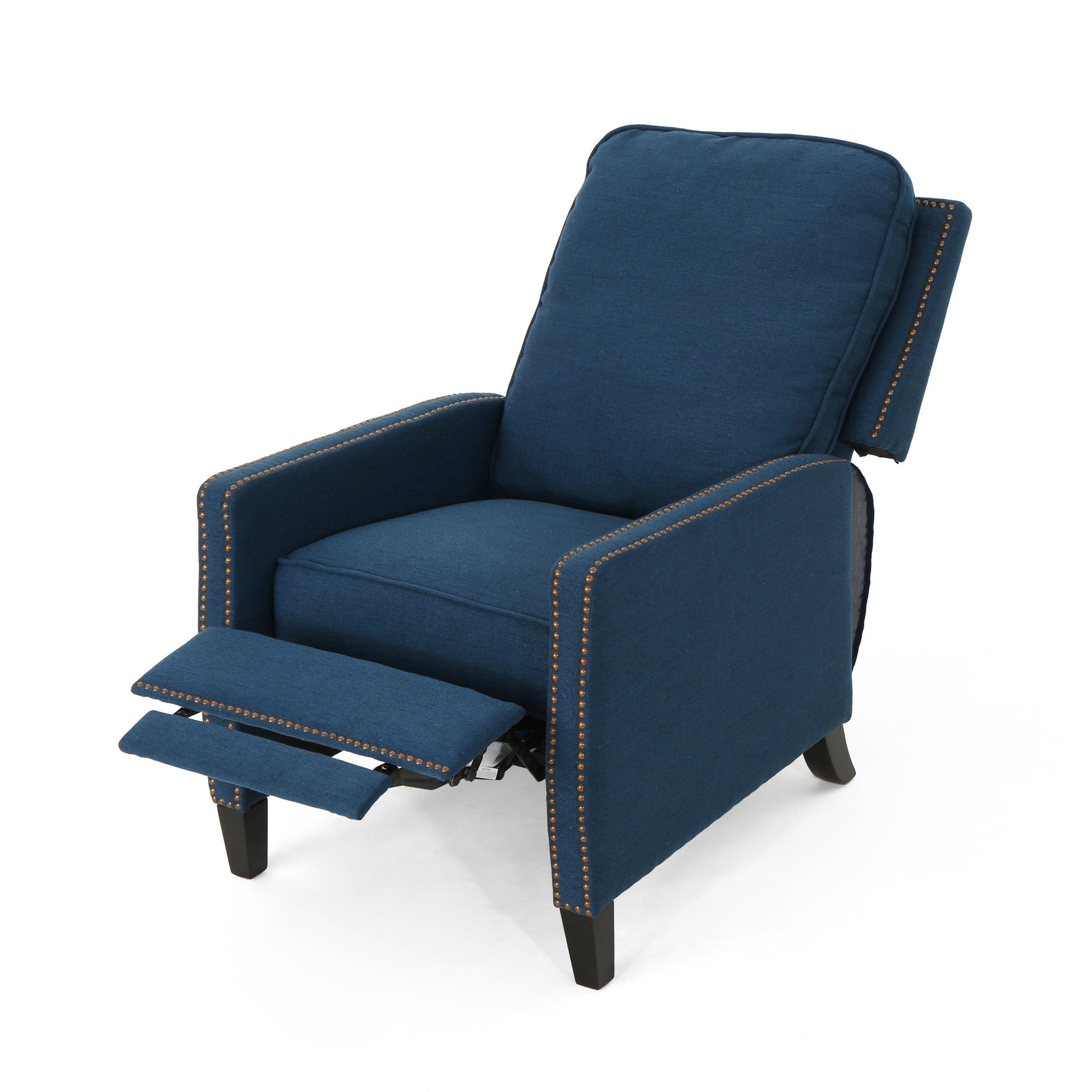 27.5" Wide Manual Standard Recliner Navy Blue Fabric