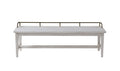 Pendleton Dining Bench White White Wood