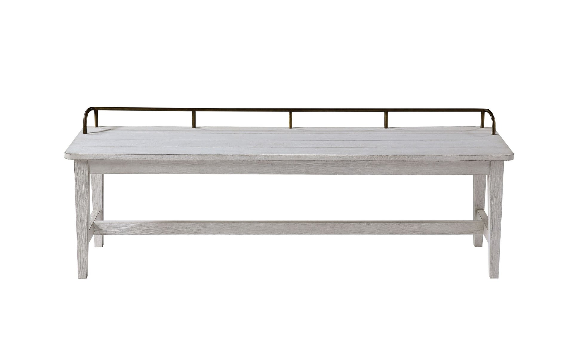 Pendleton Dining Bench White White Wood