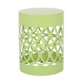 Metal S 2 End Table Green Iron