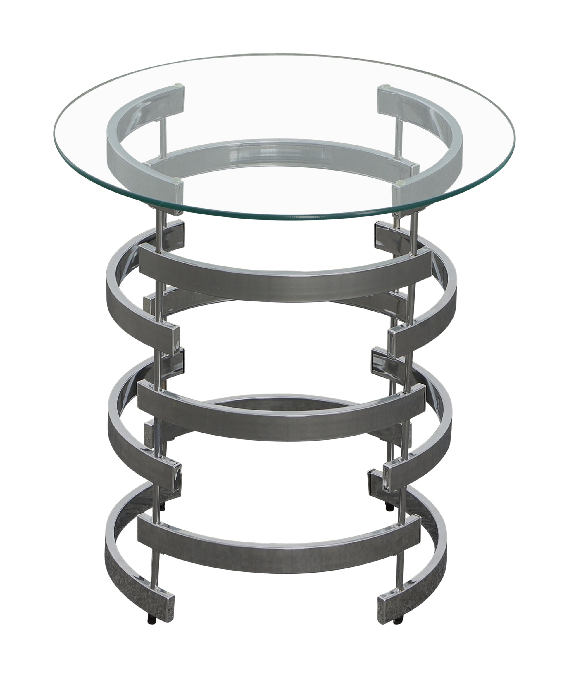 Teegan End Table Gray Gray Iron