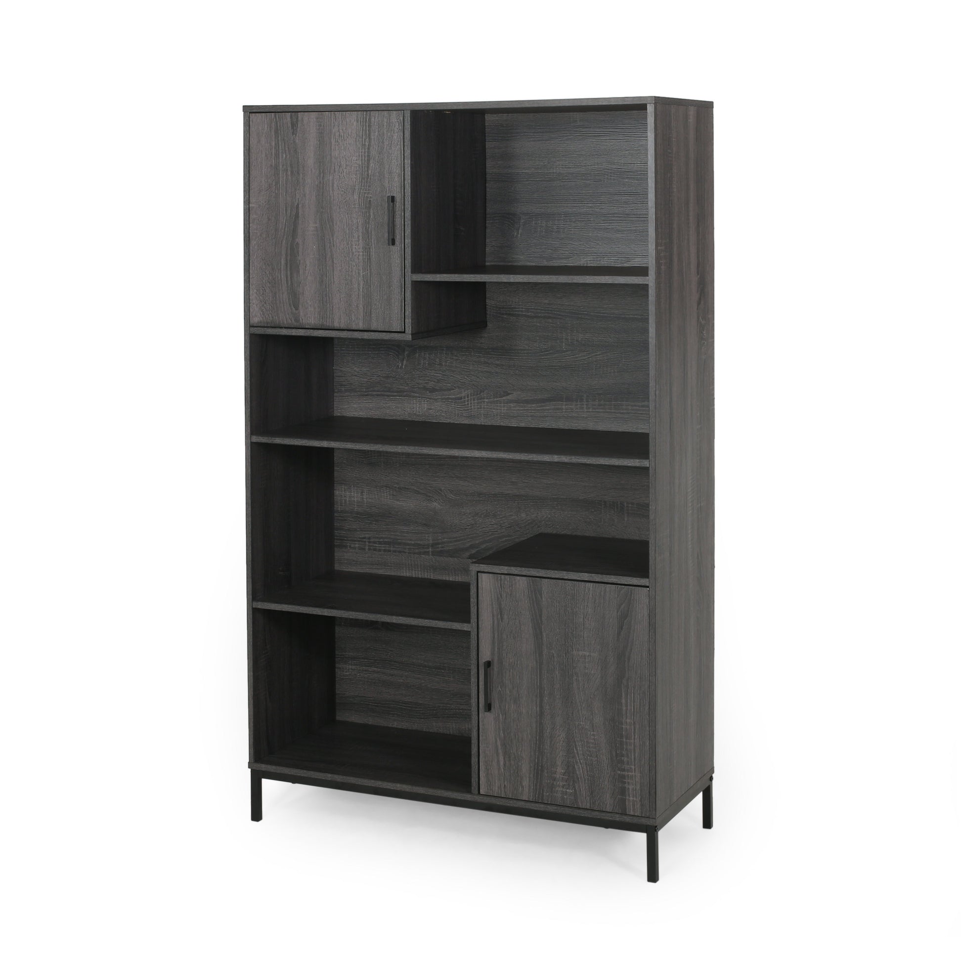 Cube Unit Bookcase Grey Mdf