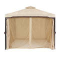 Skyline Gazebo Beige Iron