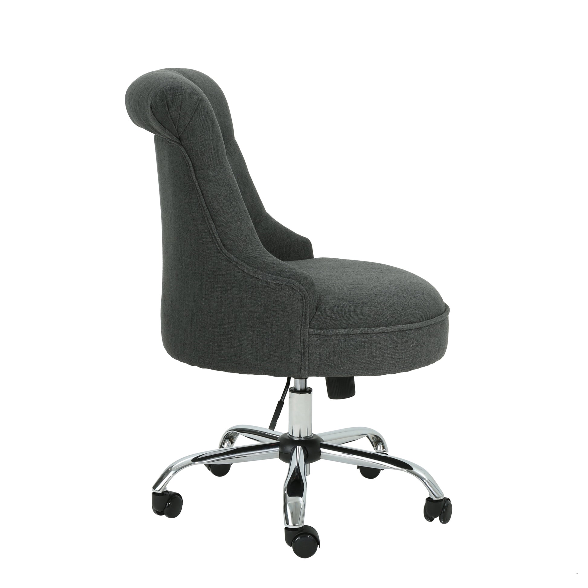 Office Chair Dark Gray Fabric