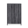 Toolless Assembly 5 Drawes Chest Dark Grey Mdf