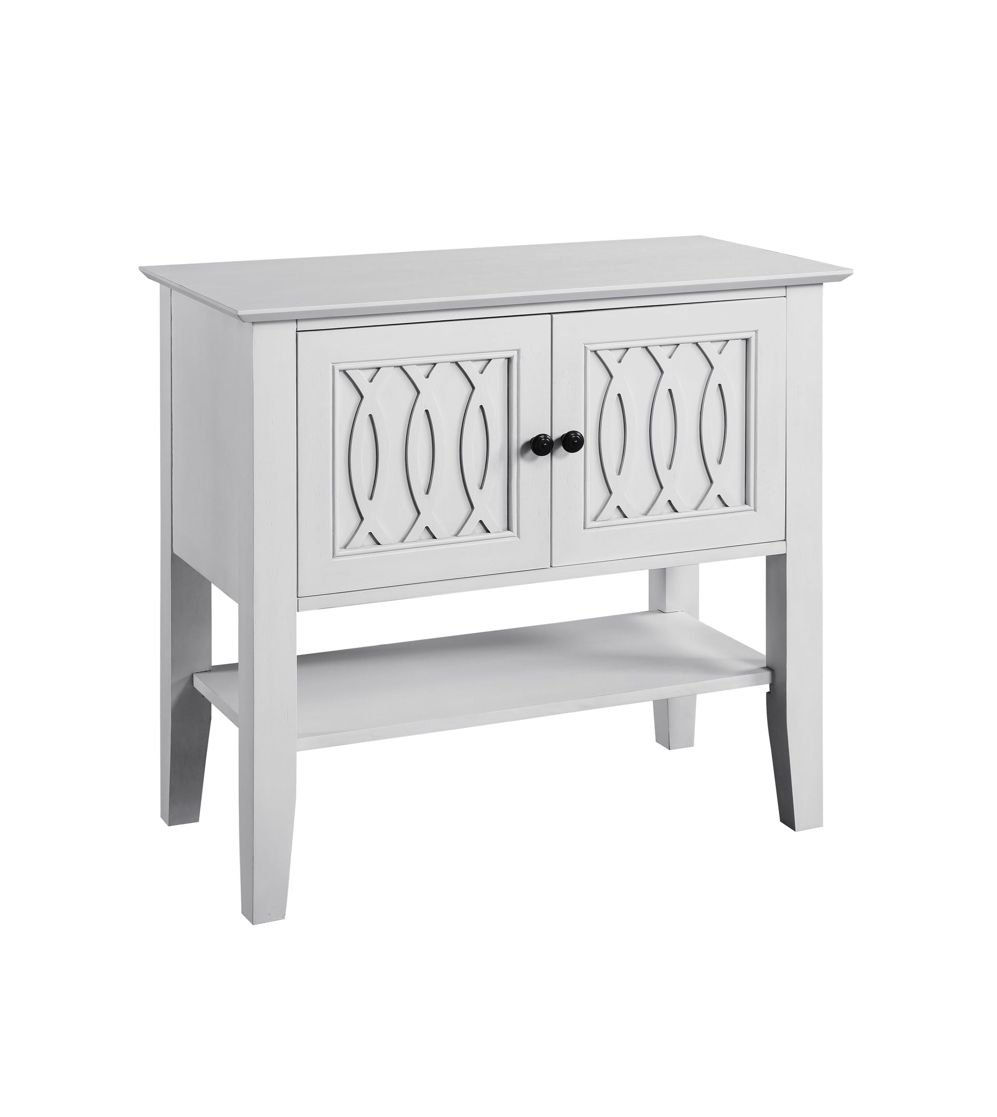 Naples Server White White Wood