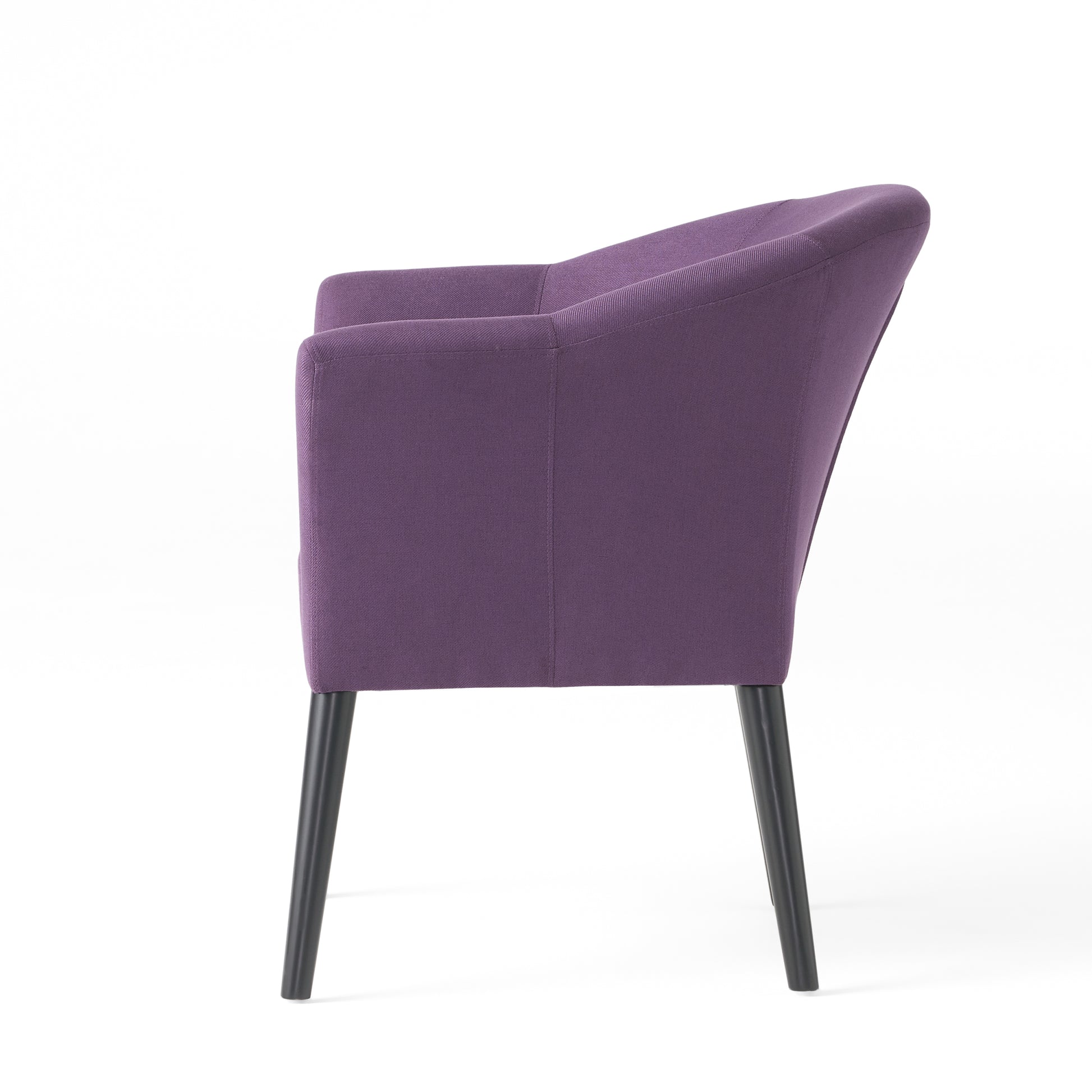 Arm Chair Plum Fabric