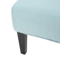 Accent Chair Light Blue Fabric
