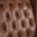 Rocking Chair Light Brown Pu