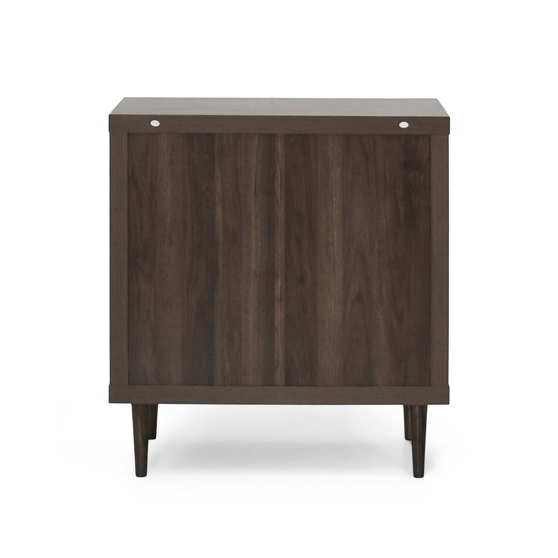 Nordic 3 Drawer Chest Walnut Mdf