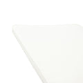 Nadine Chaise Lounge Cushion Cream Wood Waterproof Fabric