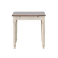 Clearwater Rect Sld Top Table Leg E Dark Oak Rubber