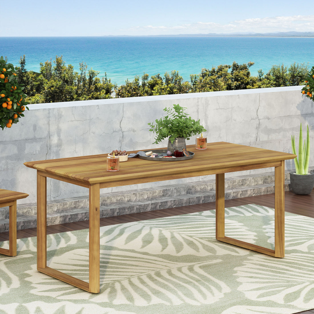 Nash Dining Table Teak Wood