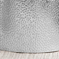 Metal Side Table Silver Iron