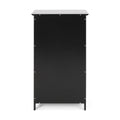 Bathroom Cabinet Black Mdf