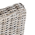 Marina Patio Side Chair Set Of 2 Brown Light Light Brown Wicker