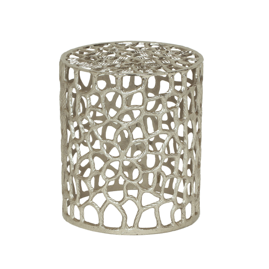 Mesh Stool Nickel Aluminium