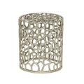 Mesh Stool Nickel Aluminium