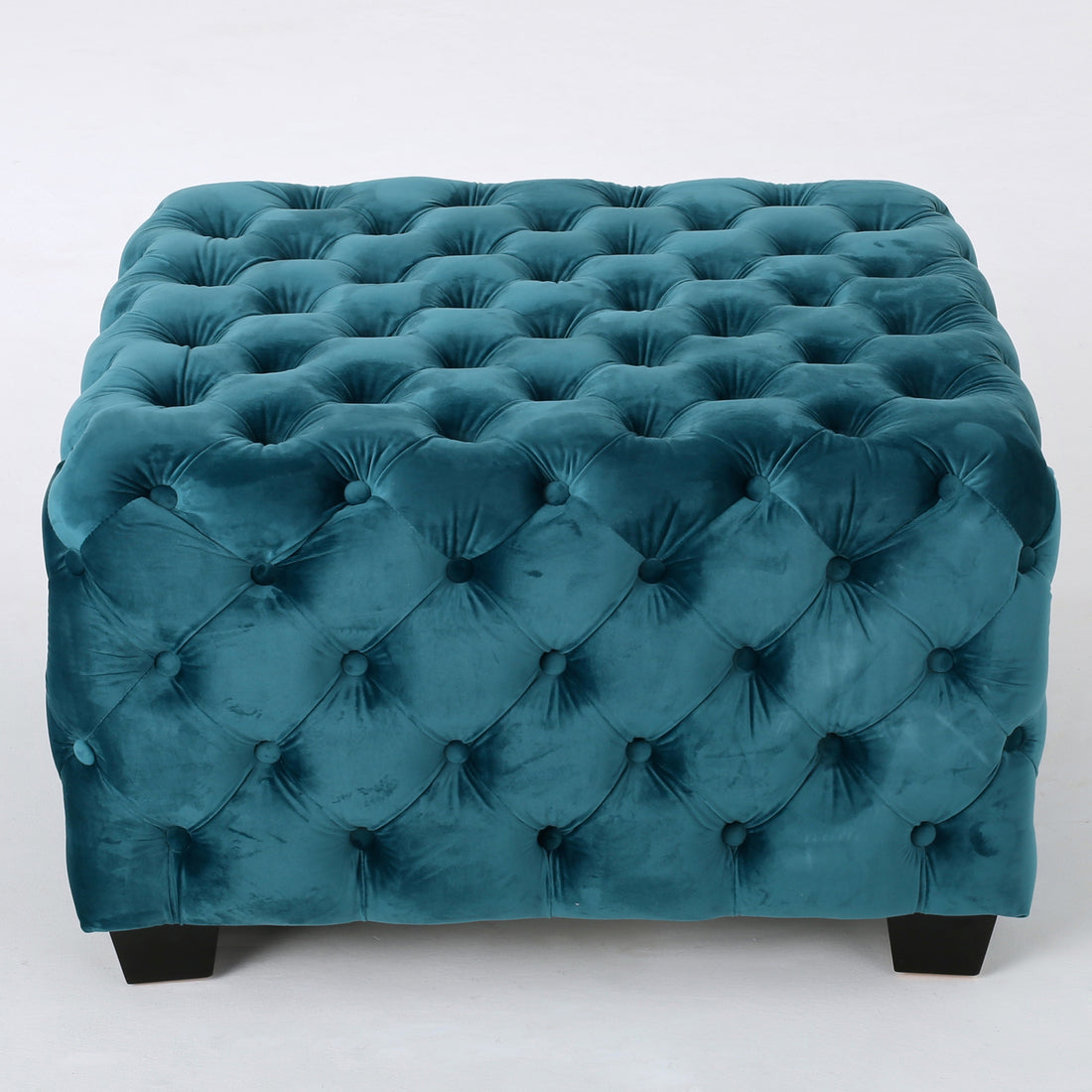 Ottoman Teal Velvet