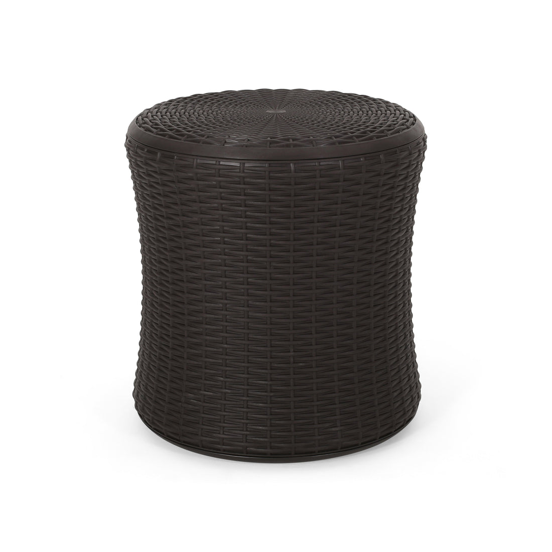 Olivo Patio Table Dark Brown Polypropylene