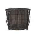 Malia Standing Basket Brown Fabric