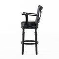 Leather Bar Stool Espresso Leather