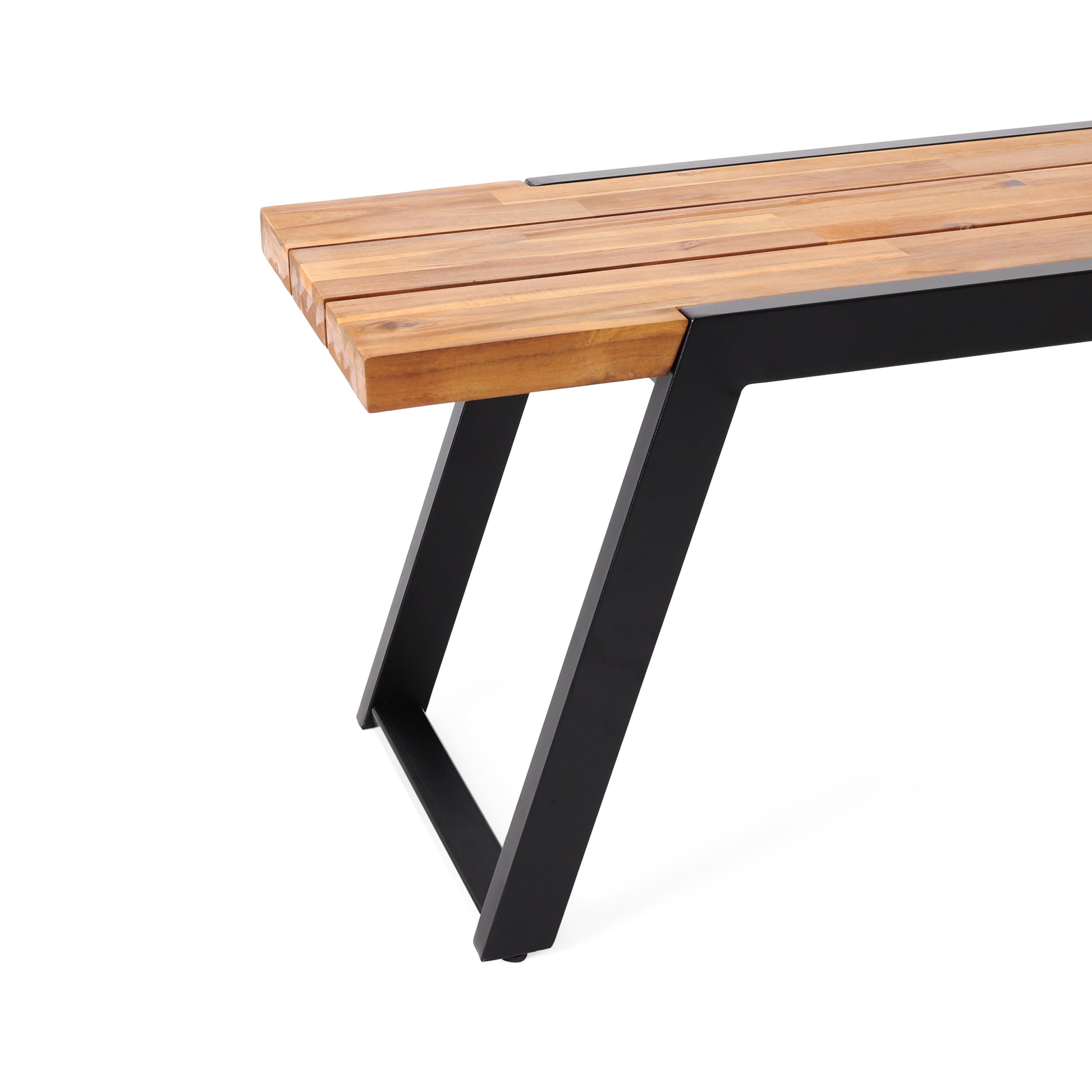 Gaylor Mp1 Bench Black Acacia Wood