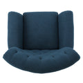 Springfield Tufted Chair Navy Blue Fabric