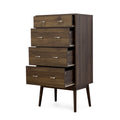 Disa 4 Drawer Chest Walnut Mdf