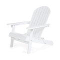 Malibu Adirondack Chair White Acacia Wood