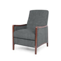 Recliner Chair Grey Fabric