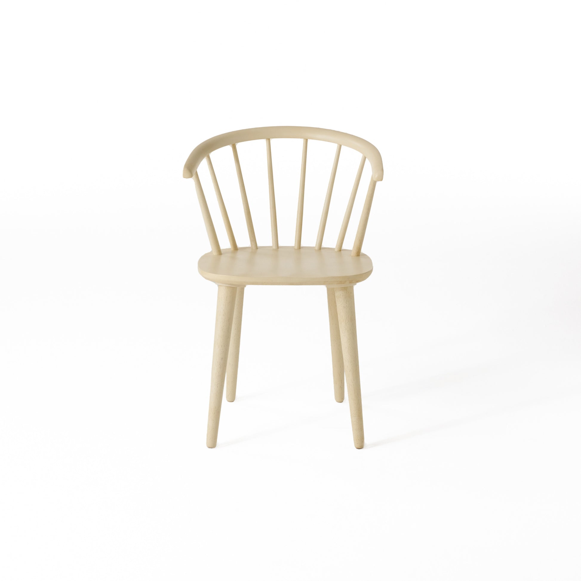 30 Inch Caprail Chair Cream Rubber