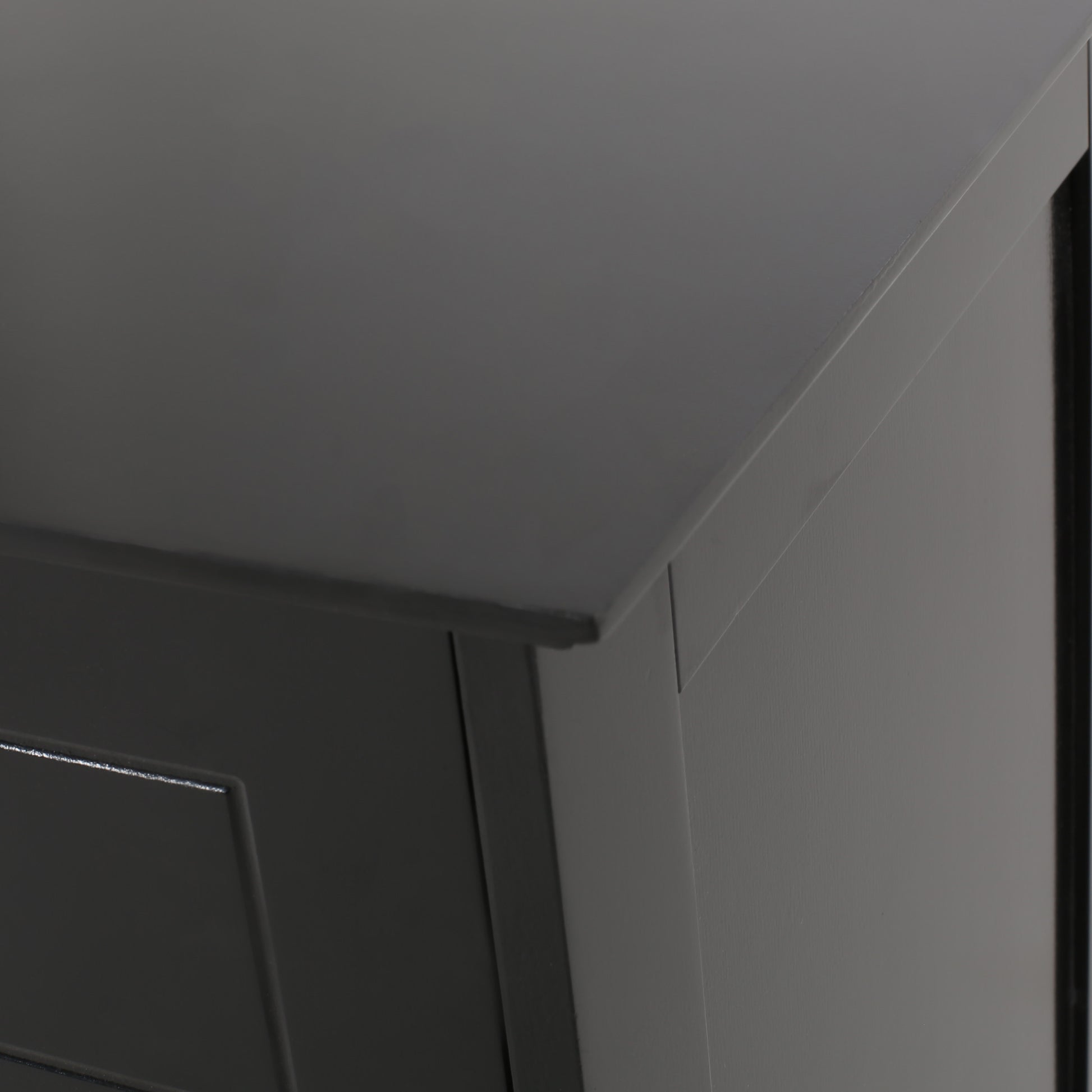 Bathroom Cabinet Black Mdf