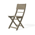 Positano Foldable Dining Set, Grey Grey Acacia Wood