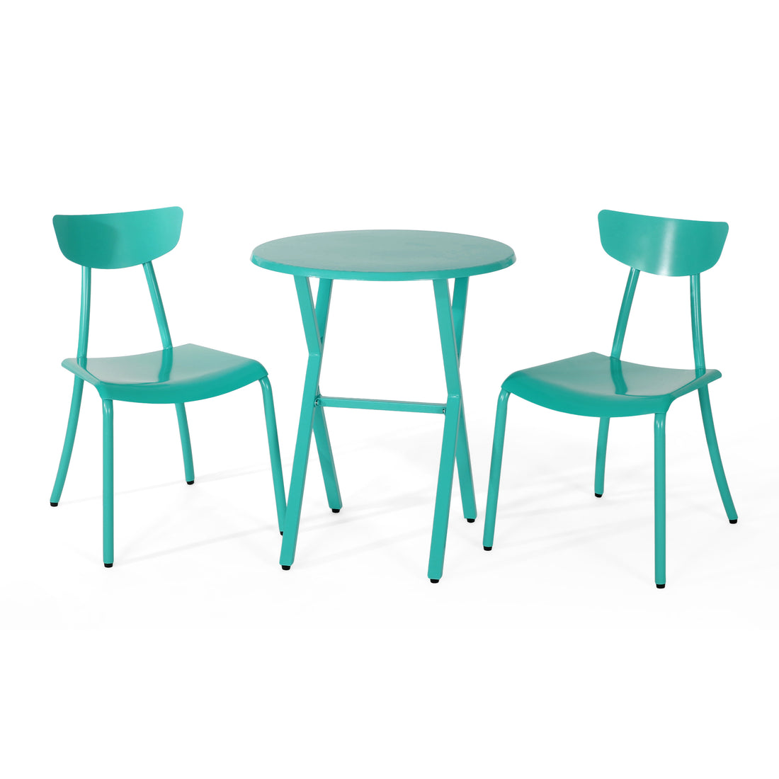 Taro Bistro Set Teal Iron