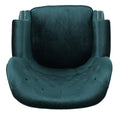 Club Chair Teal Velvet