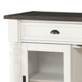 Joanna Server Two Tone White Wood