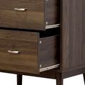 Disa 4 Drawer Chest Walnut Mdf