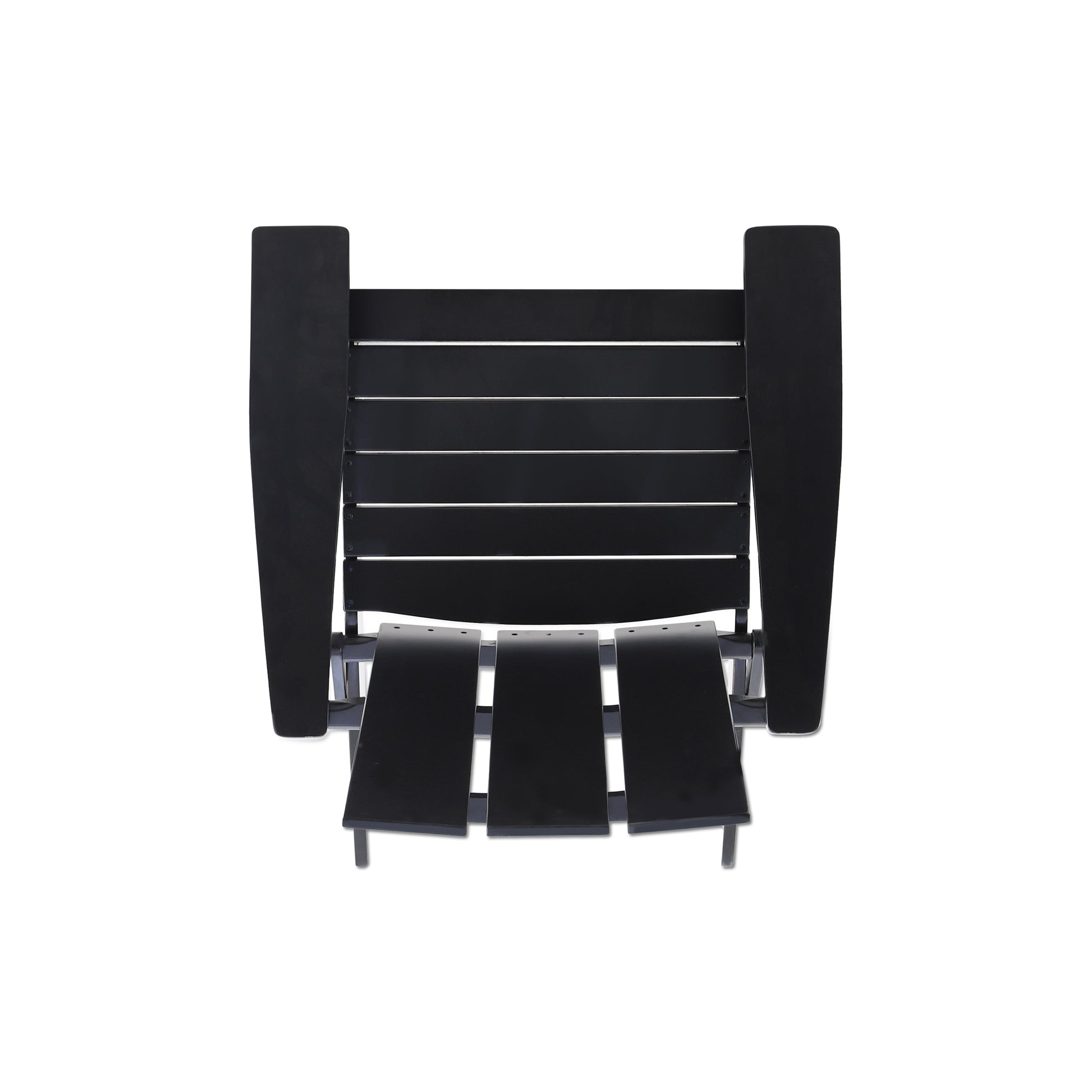 Zuma Foldable Adirondack Chair Black Wood