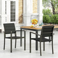 Wilbur Dining Chair Black Aluminum