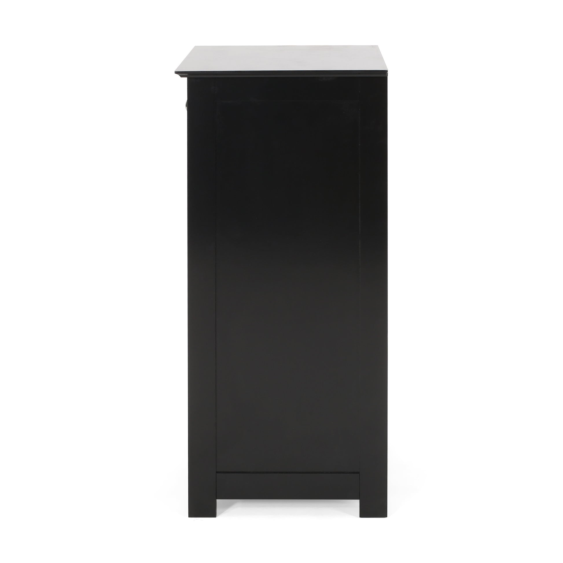 Bathroom Cabinet Black Mdf