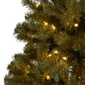 7' Noble Hinged Tree With 500 Clear Lights Ul,Dia:48