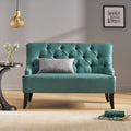 Nicole Kd Settee Teal Fabric